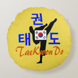 ☯ Liebe Koreanisch-Martial-TaeKwonDo Fabulous Rundes Kissen