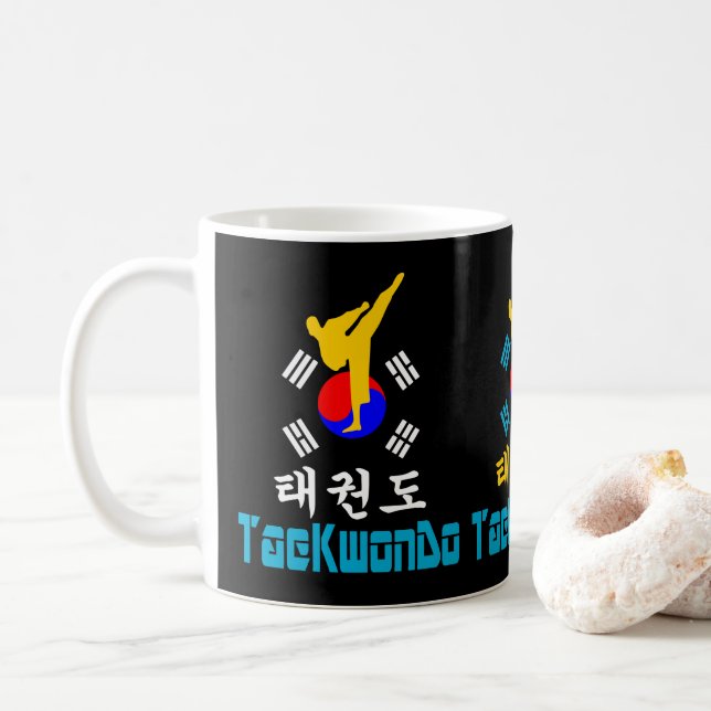 ✔ Liebe Koreanischer Marsch-KwonDo Classic Kaffeetasse (Mit Donut)