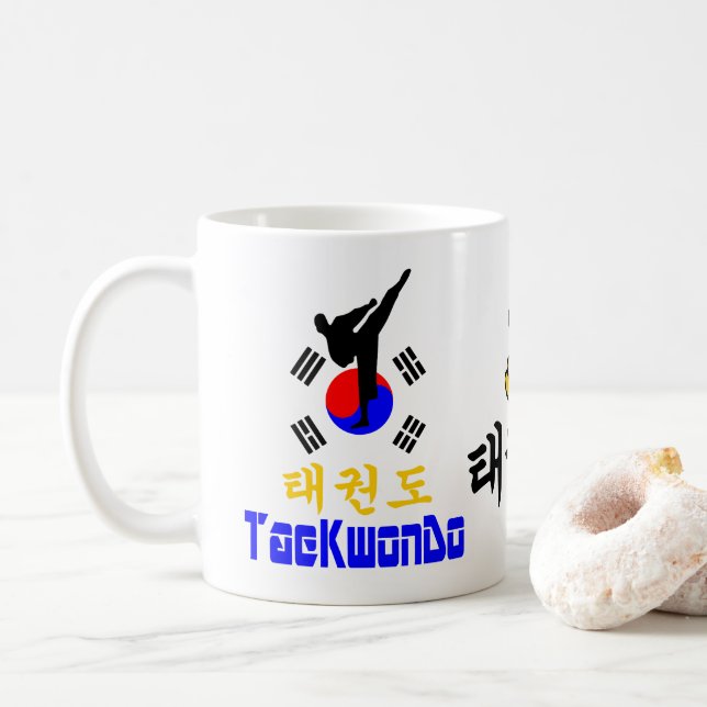 ✔ Liebe Koreanischer Marsch-KwonDo Classic Tasse (Mit Donut)