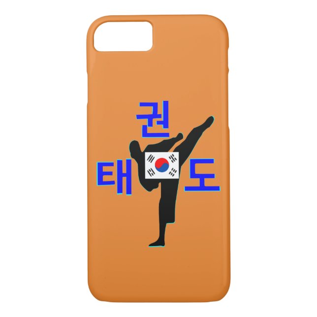 ☯ Liebe Koreanischer Marsch-TaeKwonDo Feather Case-Mate iPhone Hülle (Rückseite)