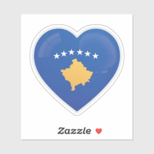 Liebe Kosovo Aufkleber