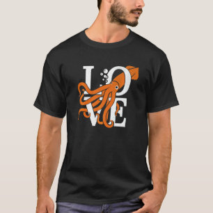 Liebe Kotte  Sepie Kalmar T-Shirt