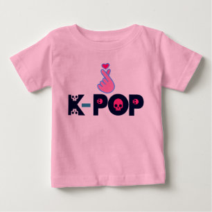 Liebe KPop Sporty, stilvoll und atemberaubend Baby T-shirt