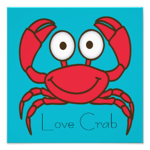 Liebe Krabbe Fotodruck