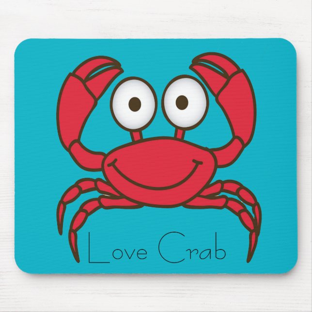 Liebe Krabbe Mousepad (Vorne)