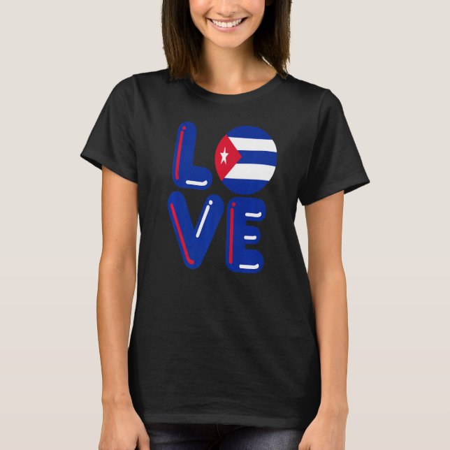 LIEBE Kuba T-Shirt (Vorderseite)