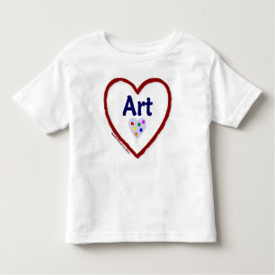 Liebe-Kunst Kleinkind T-shirt