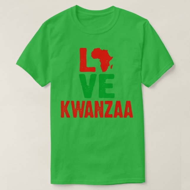 Liebe Kwanzaa T-Shirt (Design vorne)