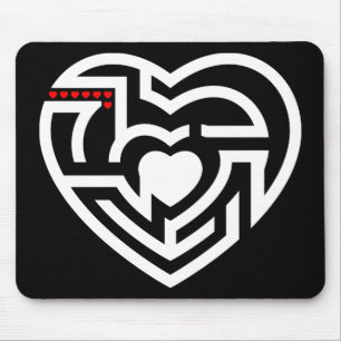 Liebe Labyrinth Mousepad