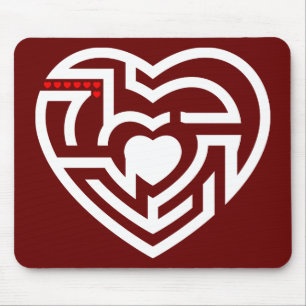 Liebe Labyrinth Mousepad