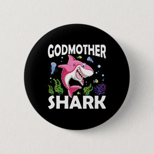 Liebe lächelt netter Fisch Godmatshai im Meer Button