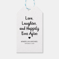 "Liebe, Lachen & Glücklich immer nach" Hochzeit
