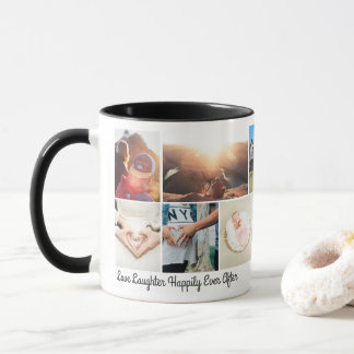 Liebe-Lachen glücklich immer nach Tasse
