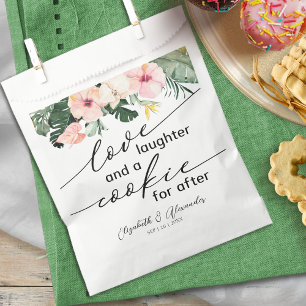 Liebe-Lachen und ein Cookie für nach Palm Hochzeit Geschenktütchen