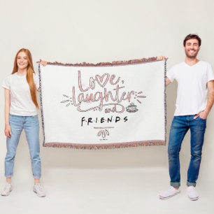 Liebe, Lachen und FREUNDE™ Decke