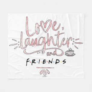 Liebe, Lachen und FREUNDE™ Fleecedecke