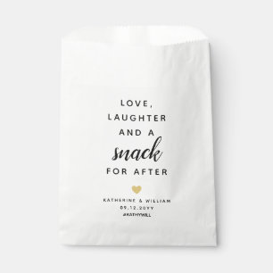 Liebe, Lacher und Snack nach Chic Snack Geschenktütchen