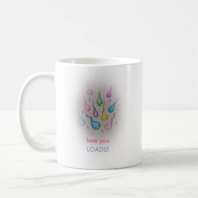 Liebe laden Sie Tasse (Links)