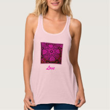 'Liebe' Ladys Racerback Tank Top