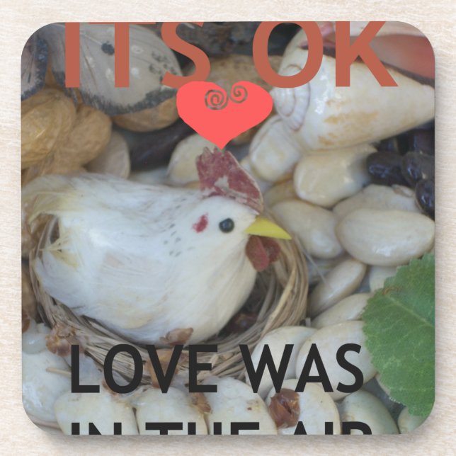 Liebe lag in der Luft Untersetzer (Vorderseite)