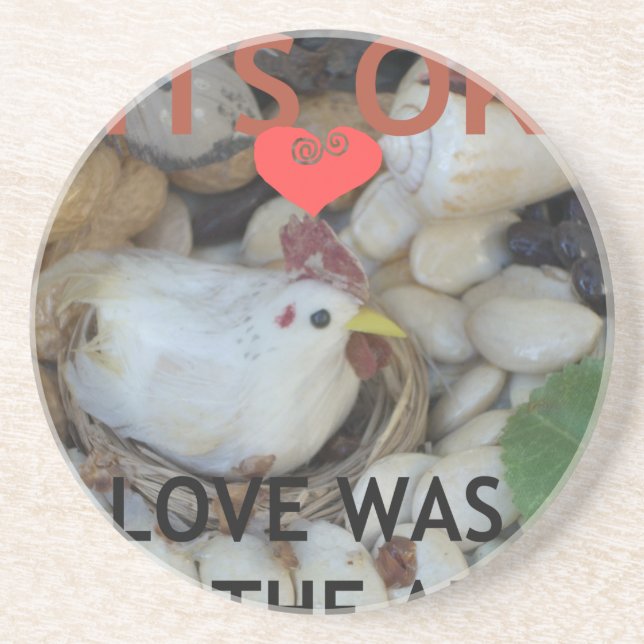 Liebe lag in der Luft Untersetzer (Vorne)