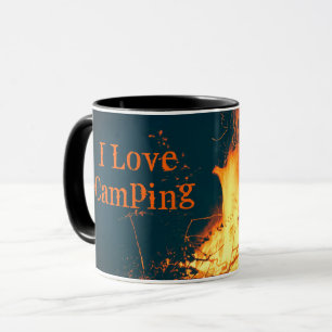 Liebe Lagerfeuer-Camping-Feuerstelle Benutzerdefin Tasse