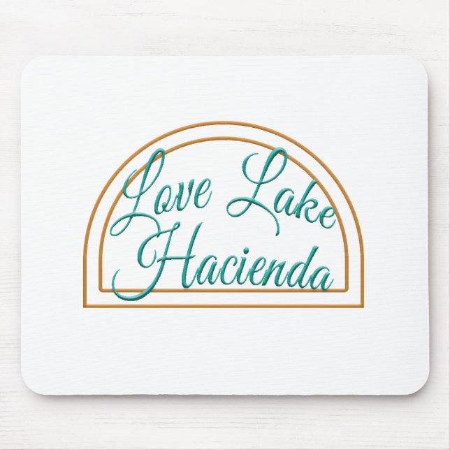 Liebe Lake Hacienda Mouse Pad Mousepad (Vorne)