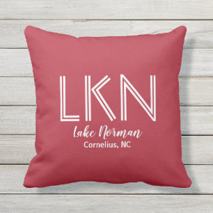 Liebe LAKE LIFE Sondersee Name Keuche Kissen