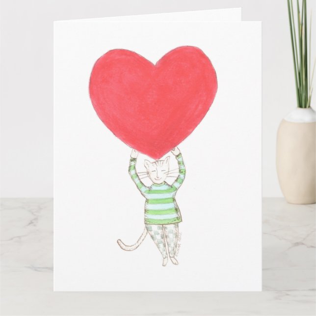 Liebe, l'amour, amore Karte (Vorderseite)