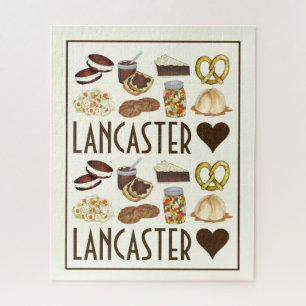 Liebe Lancaster PA Pennsylvania Dutch Amish Foods Puzzle