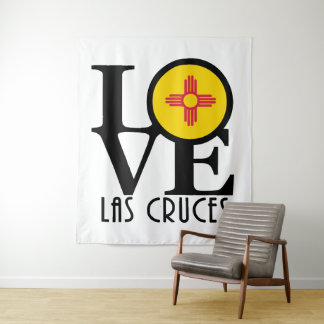 LIEBE Las Cruces New Mexico Wandteppich