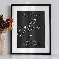 Liebe lass | Sparkler- oder Stick Black Wedding