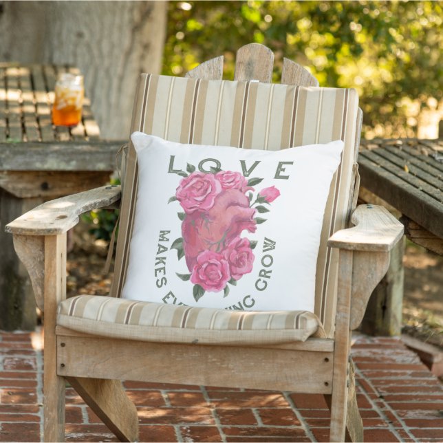 Liebe lässt alles wachsen kissen (Stuhl )