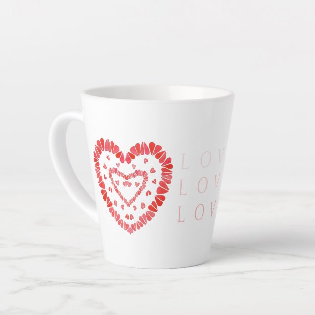 LIEBE Latte Tasse (Linke Ecke)