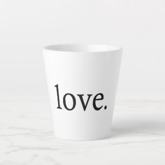 Liebe Latte Tasse