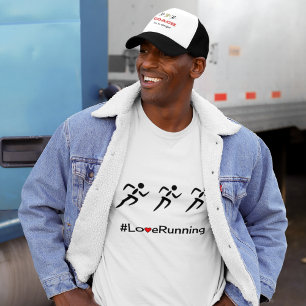 Liebe Laufende Slogan-Läufer T-Shirt
