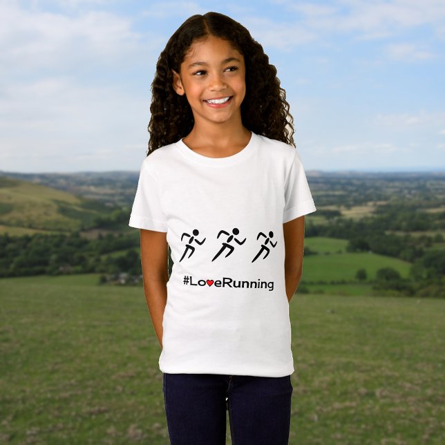 Liebe Laufende Slogan-Läufer T-Shirt (Von Creator hochgeladen)