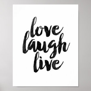 Liebe Laugh Live Poster