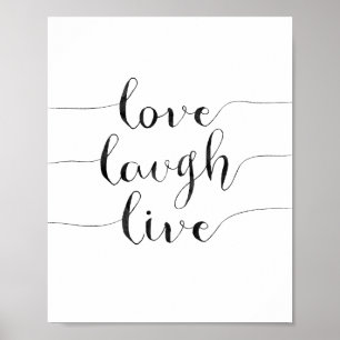 Liebe Laugh Live Poster