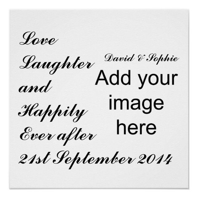 Liebe Laughter & Happiy Everafter Poster (Vorderseite)