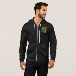 Liebe laut Retro-Pride-Typografie-Design Hoodie