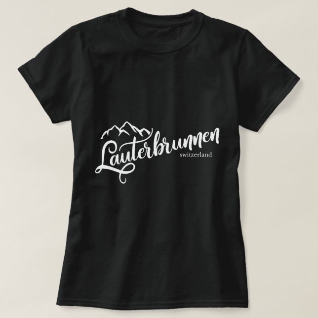 Liebe Lauterbrunnen Long Sleeve Shirt Schweiz A (Design vorne)