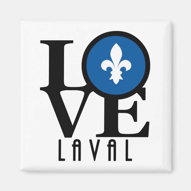 LIEBE Laval Quebec Magnet (Vorne)