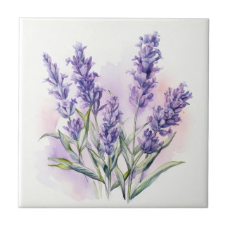 Liebe Lavender Blume Fliese