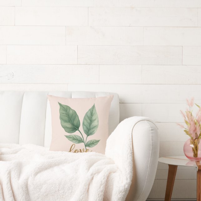 Liebe Leaf Doppelkissen Kissen (Liege)