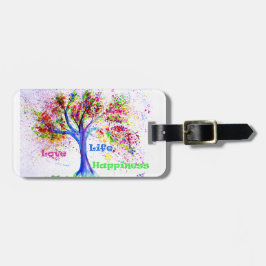 Liebe, Leben u. Glück Gepäckanhänger