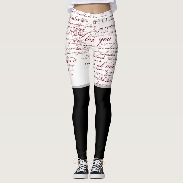 Liebe Leggings (Vorderseite)
