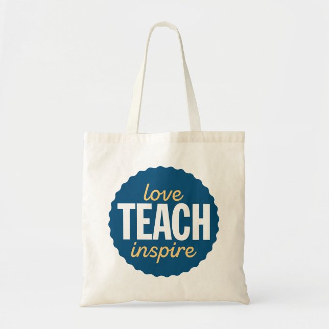 Liebe Lehre Inspirierte. Tragetasche (Vorne)