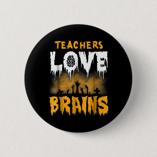 Liebe-Lehrer Halloween Button