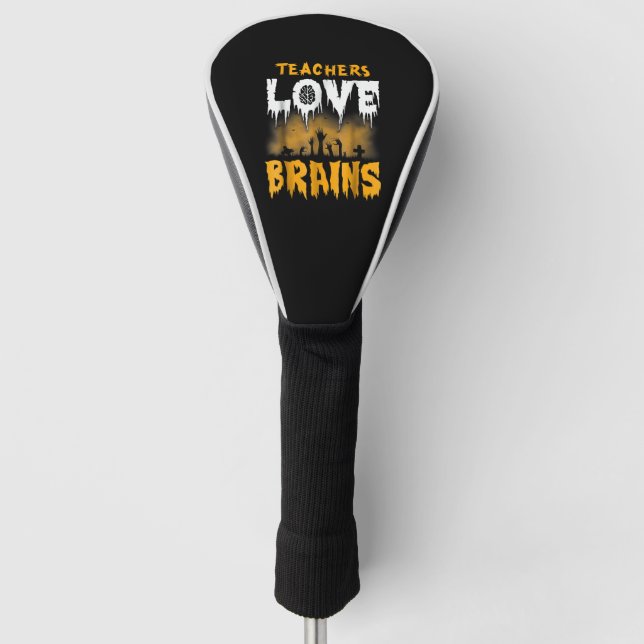 Liebe-Lehrer Halloween Golf Headcover (Vorderseite)